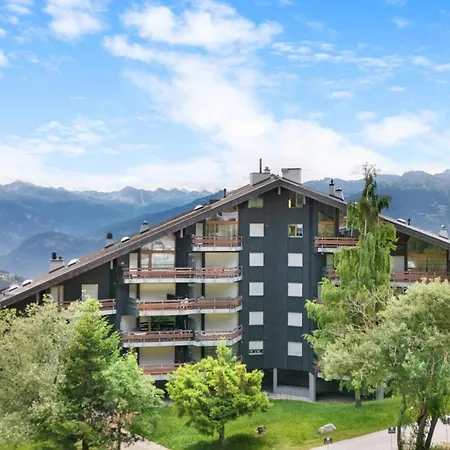 Cristal 702 Pres De La Telecabine A Avec Vue Sur Les Alpes Apartment Anzère
